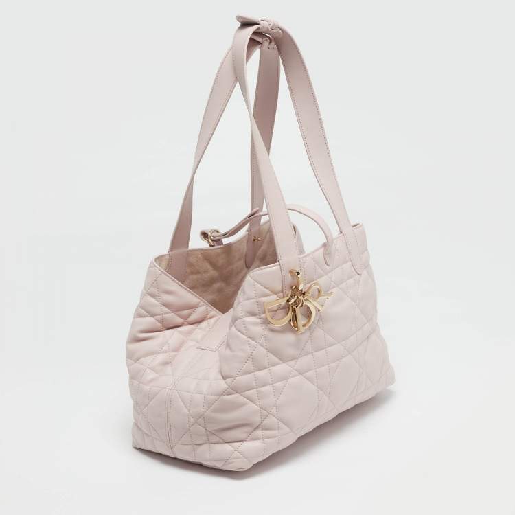 Pre Owned Dior Toujours Medium Cannage Leather Tote