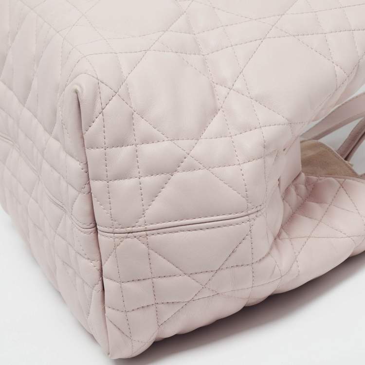 Pre Owned Dior Toujours Medium Cannage Leather Tote