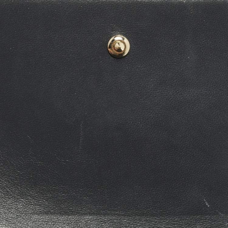 Pre Owned Dior Diorama Baby Gold Microcannage Patent Leather Clutch