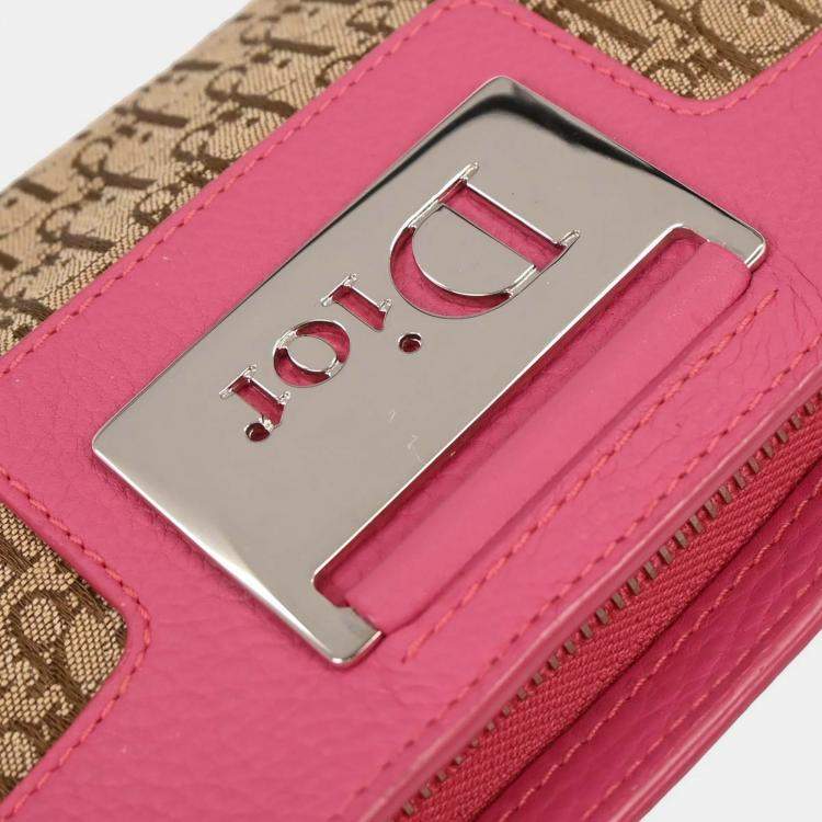 Pre Owned Christian Dior Beige Trotter Handbag