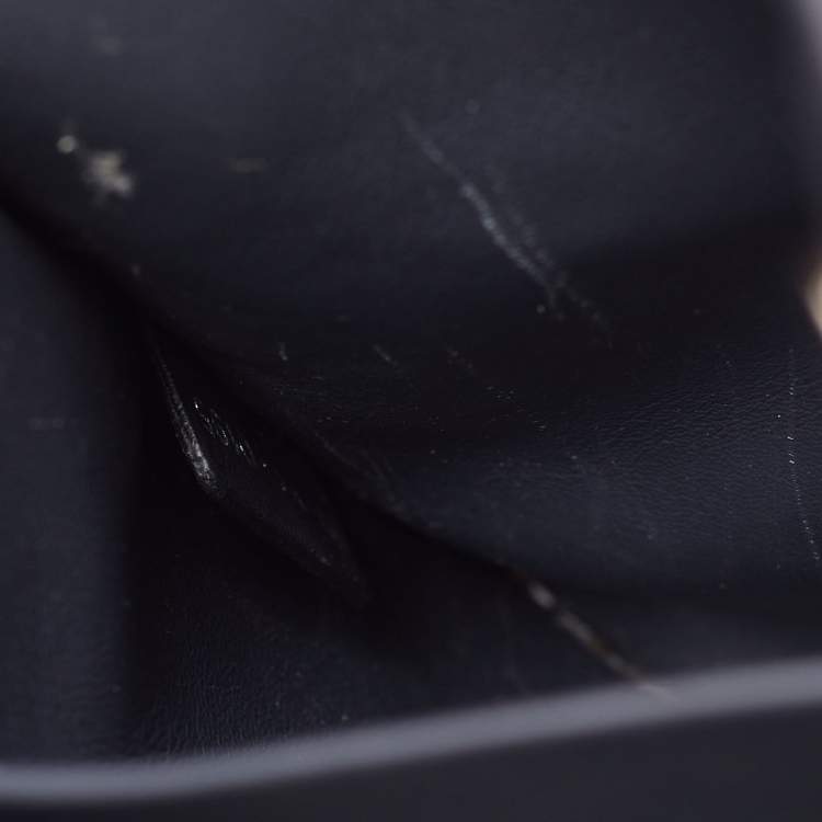 Pre Owned Dior Diorissimo Medium Burgundy Leather Tote