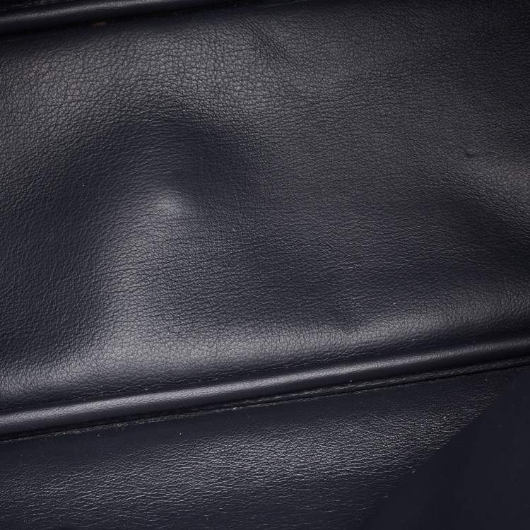 Pre Owned Dior Diorissimo Medium Burgundy Leather Tote