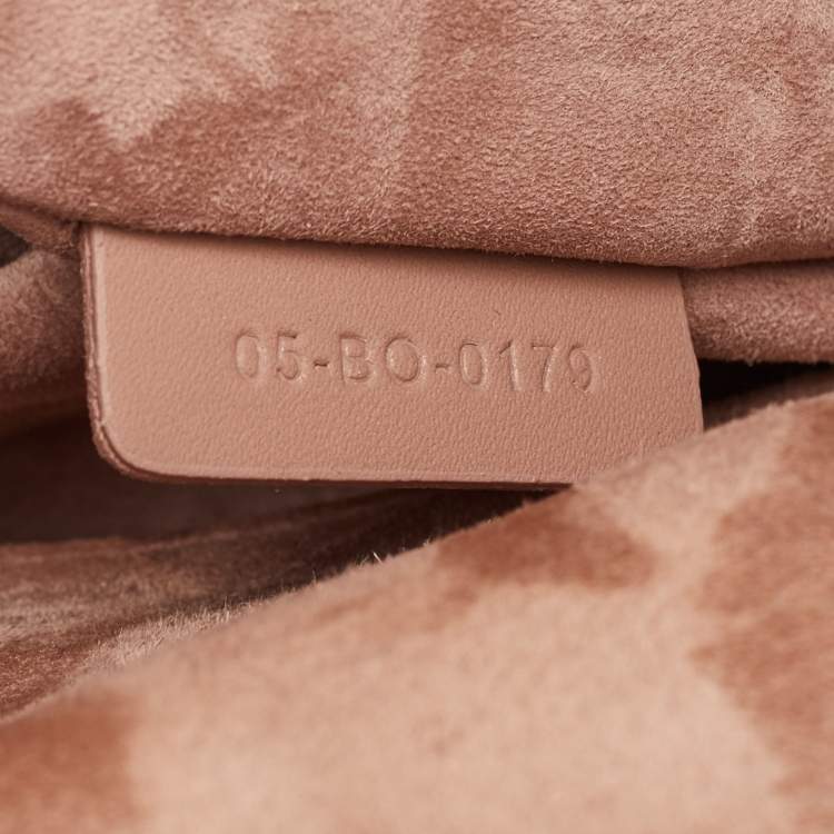 Pre Owned Dior Lady Dior Beige Ultra Matte Medium Cannage Leather Tote