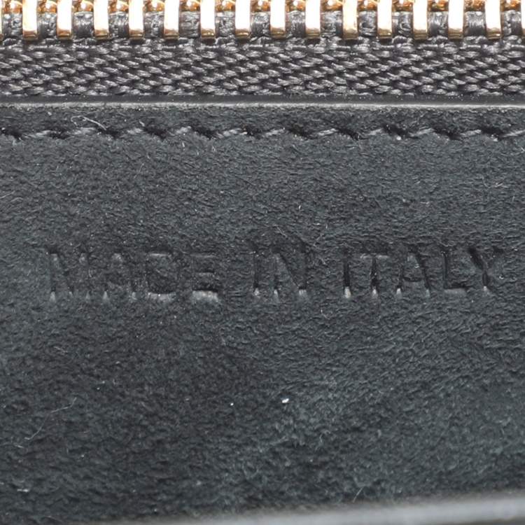 Pre Owned Dior 2 in 1 30 Montaigne Silver Microcannage Patent Leather Pouch