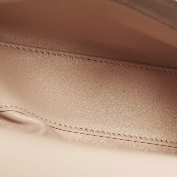 Pre Owned Dior Lady Dior Mini Tricolor Lizard Tote