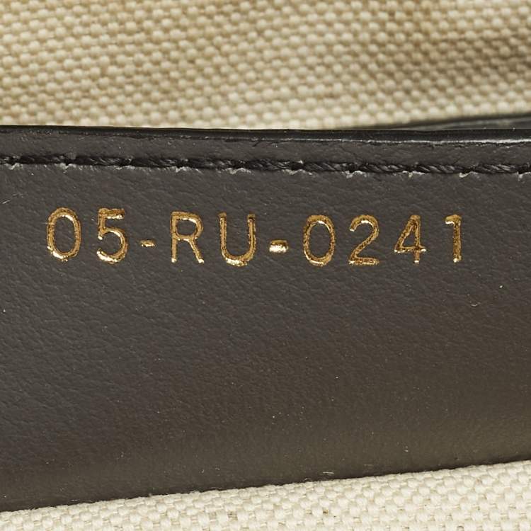 Pre Owned Dior Saddle Grey Embroidered Canvas Shoulder Bag