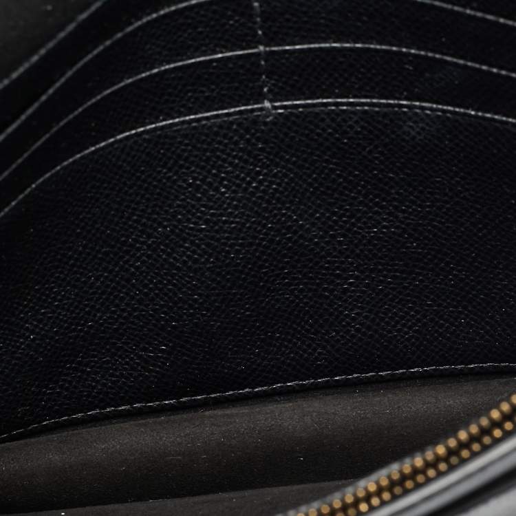 Pre Owned Dior Saddle Black Leather Flap Crossbody Bag