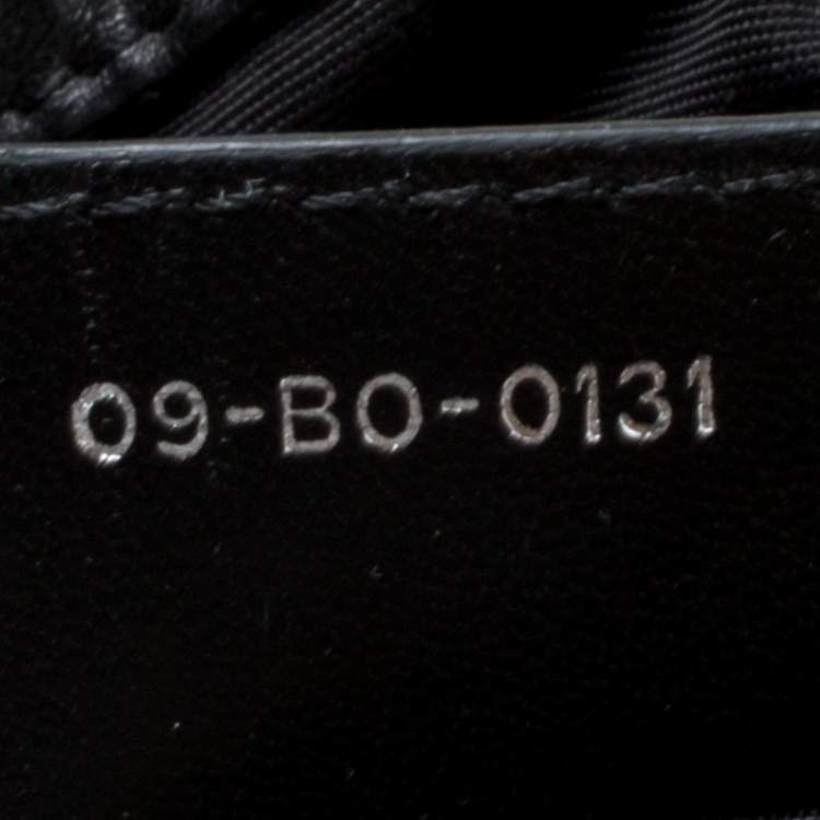 Pre Owned Dior Black Cannage Leather Le Trente Hobo