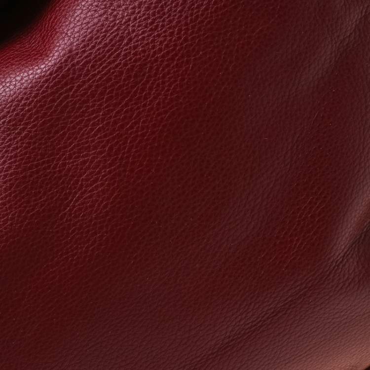 مملوكة مسبقًا Dior Red Leather Ethnic Hobo