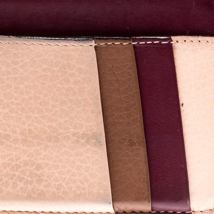 Pre Owned Dior Multicolor Leather Zipped Card Holder