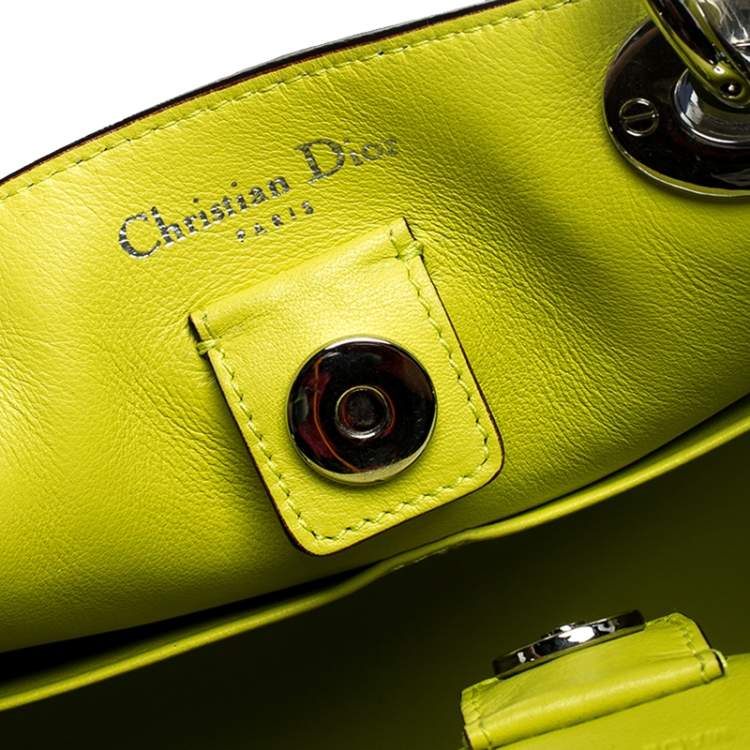 Pre Owned Dior Multicolor Leather Large Diorissimo Shopper Tote