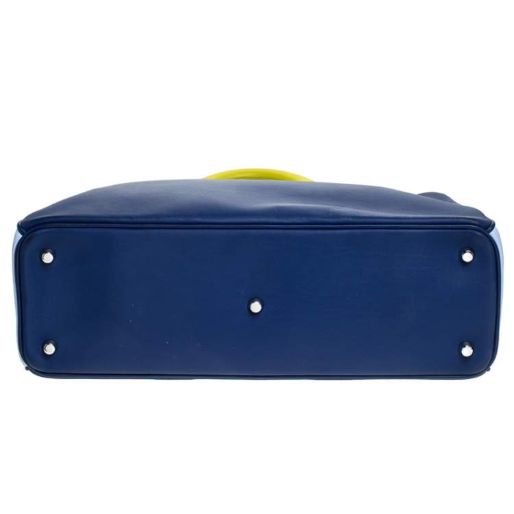 Pre Owned Dior Multicolor Leather Large Diorissimo Shopper Tote