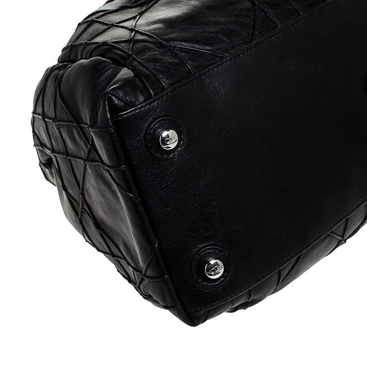 Pre Owned  Dior Black Cannage Leather Le Trente Hobo