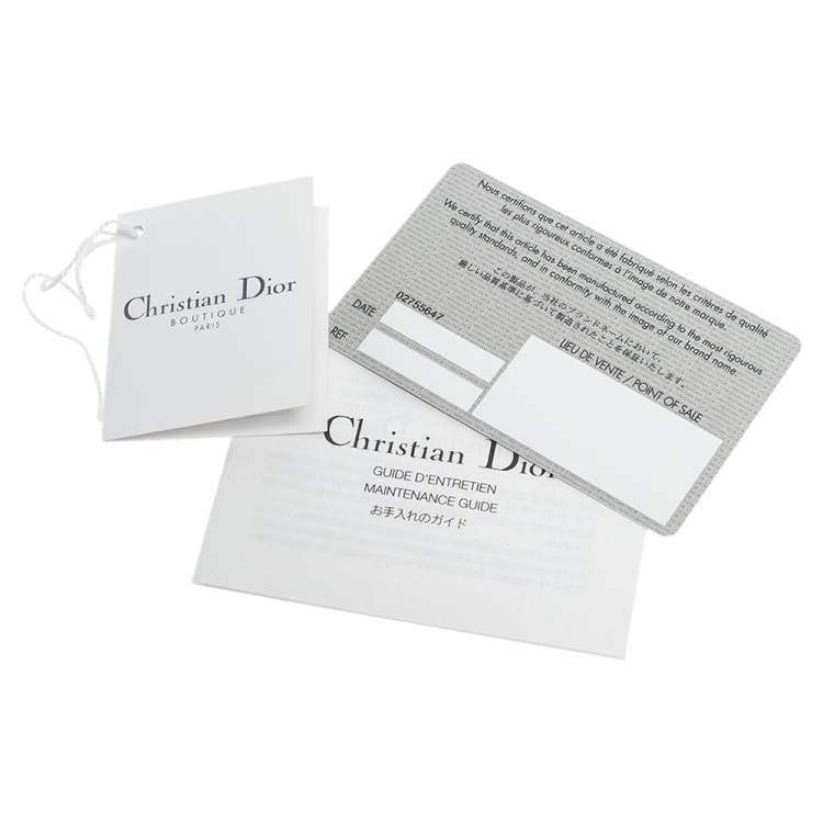 مملوكة مسبقًا Dior Purple Leather Large Diorissimo Shopper Tote