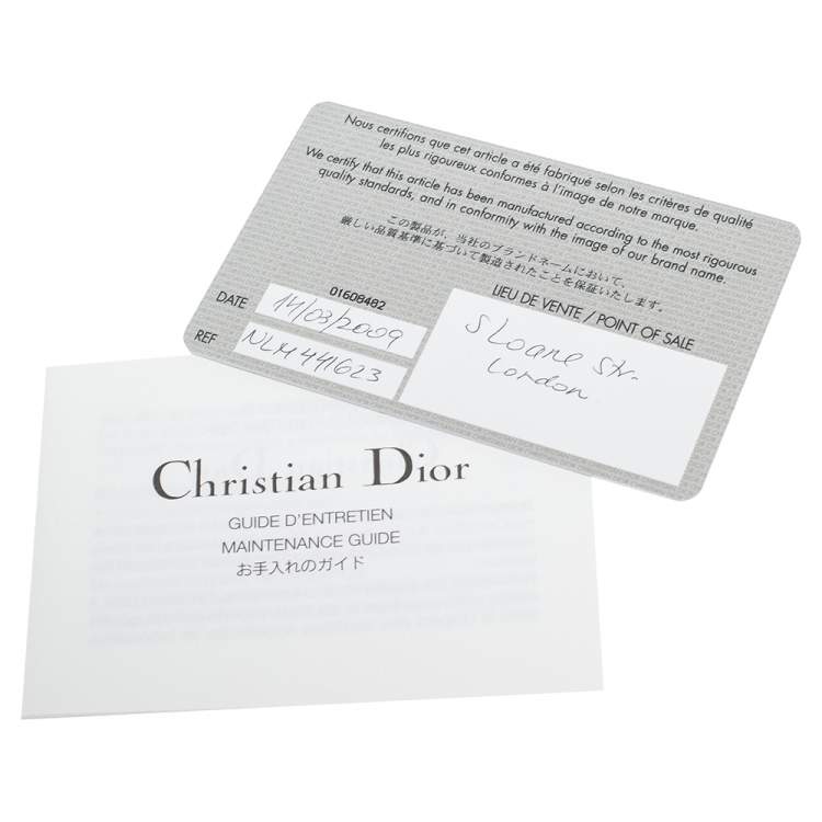 Pre Owned Dior Gold Cannage Satin and Leather Charming Hobo