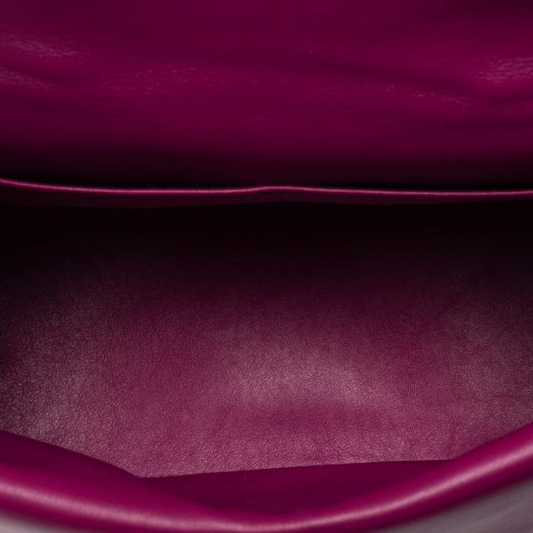 Pre Owned Dior Black Leather Small Be Dior Flap Top Handle Bag