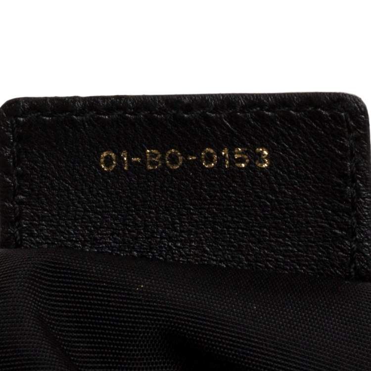 Pre Owned Dior Black Cannage Leather Dior Soft Shopper Tote