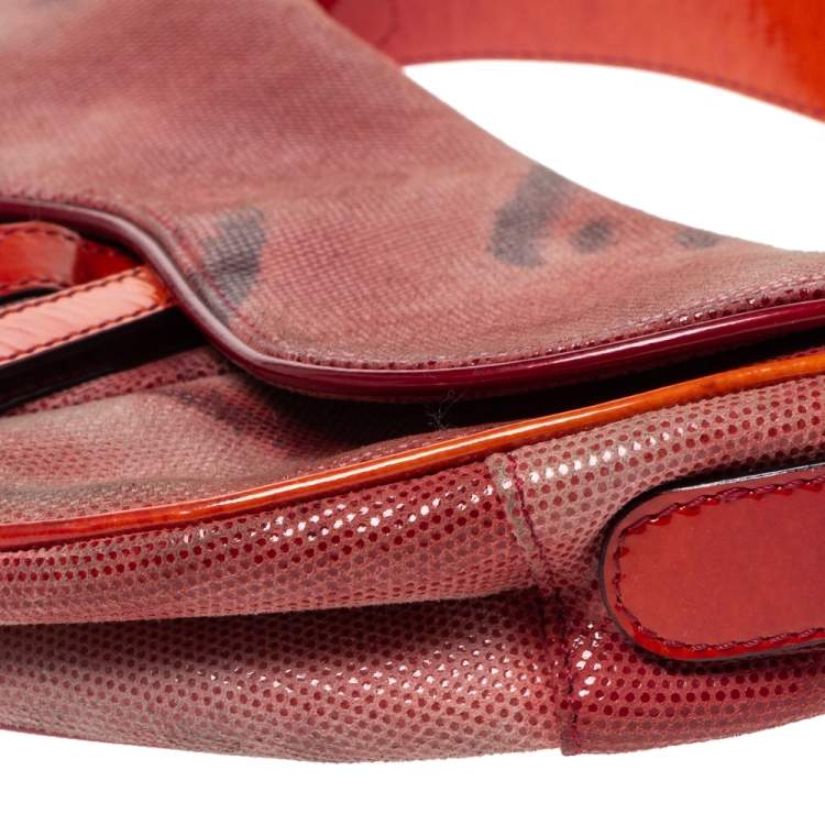 dior tie dye saddle bag