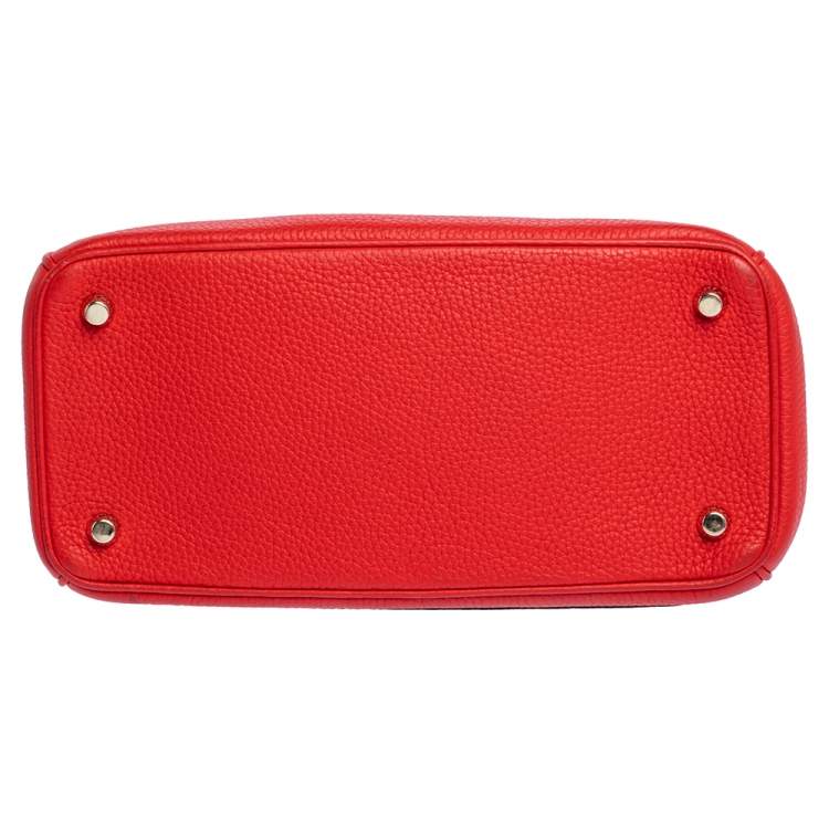 Pre Owned Dior Red Leather Small Be Dior Flap Bag