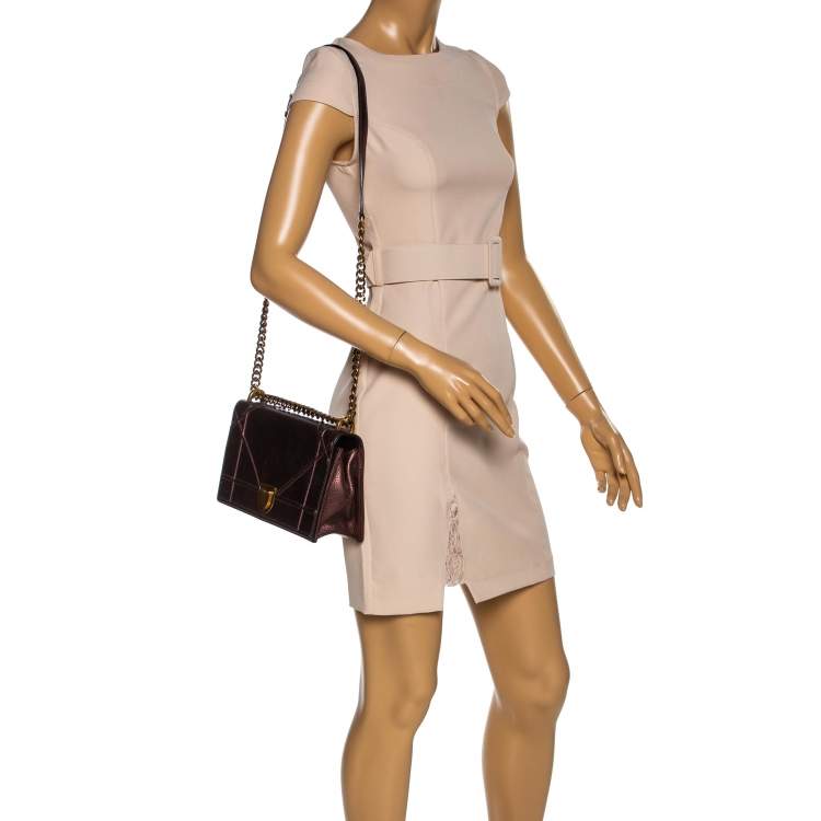 Christian Dior Metallic Medium Diorama Bag - Metallic Shoulder Bags,  Handbags - CHR107517