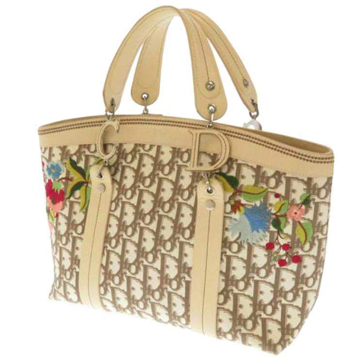 floral canvas bag