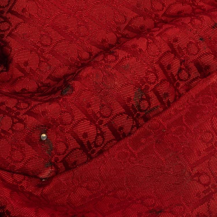 Pre Owned Dior Black Cannage Leather Miss Dior Drawstring Bag