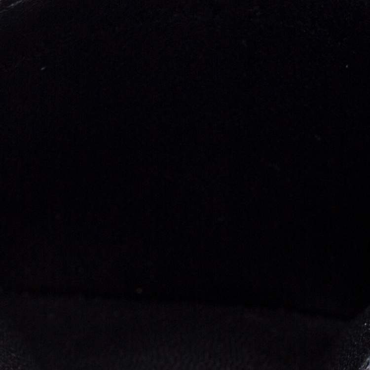 Pre Owned Dior Black Leather Diorama Card Holder