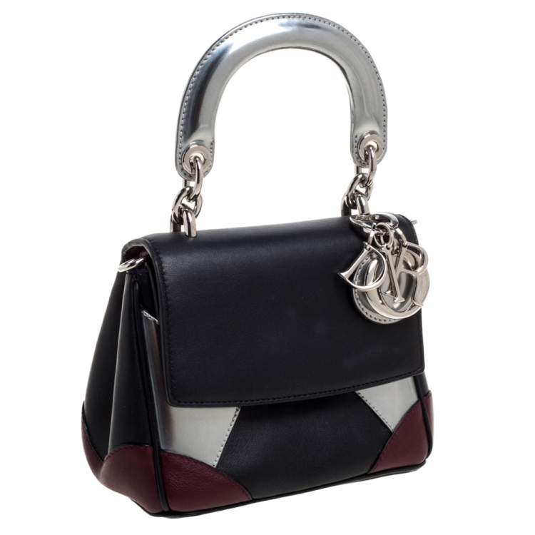 Pre Owned Dior Multicolor Leather Micro Be Dior Flap Bag
