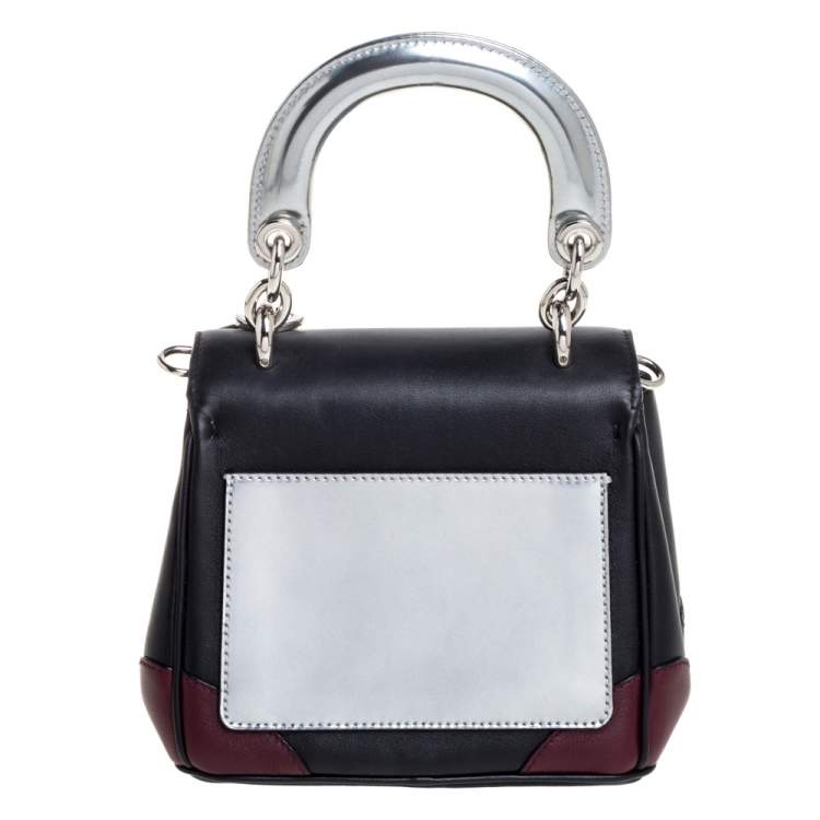 Pre Owned Dior Multicolor Leather Micro Be Dior Flap Bag