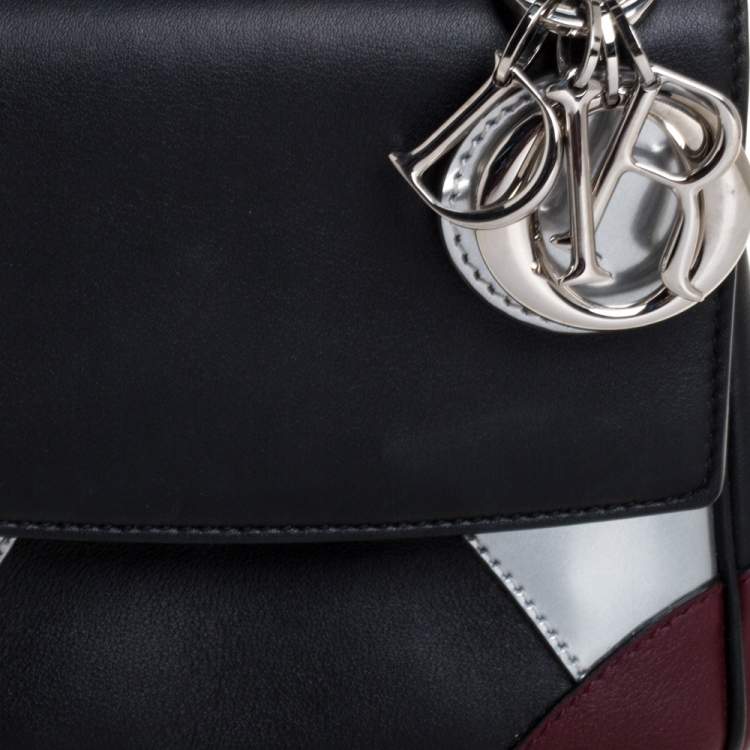 Pre Owned Dior Multicolor Leather Micro Be Dior Flap Bag