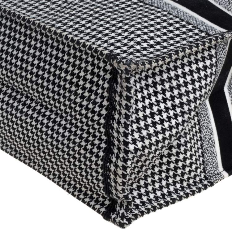 Pre Owned Dior Black/White Canvas Book Tote