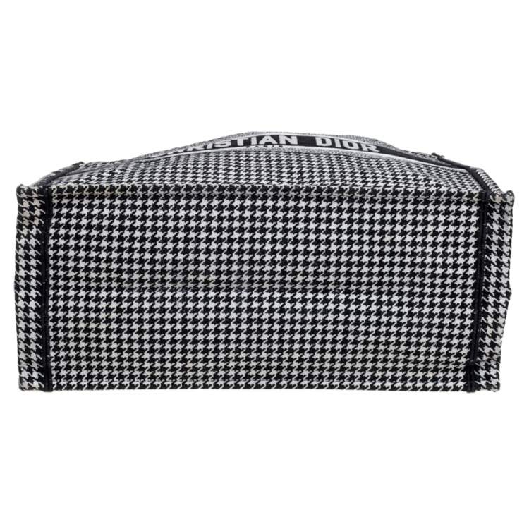 Pre Owned Dior Black/White Canvas Book Tote