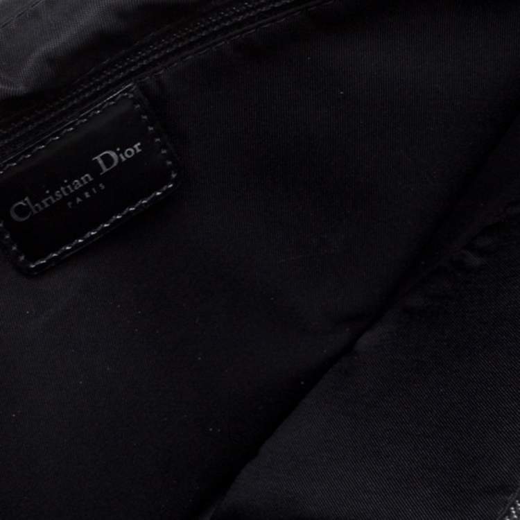Pre Owned Dior Black Denim Malice Shoulder Bag