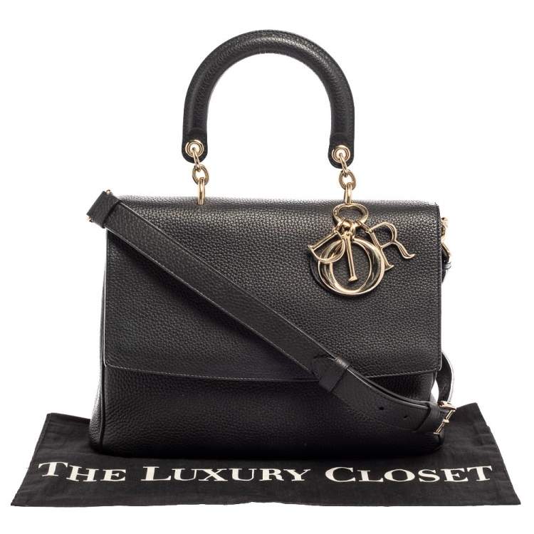 مملوكة مسبقًا Dior Black Leather Medium Be Dior Flap Bag