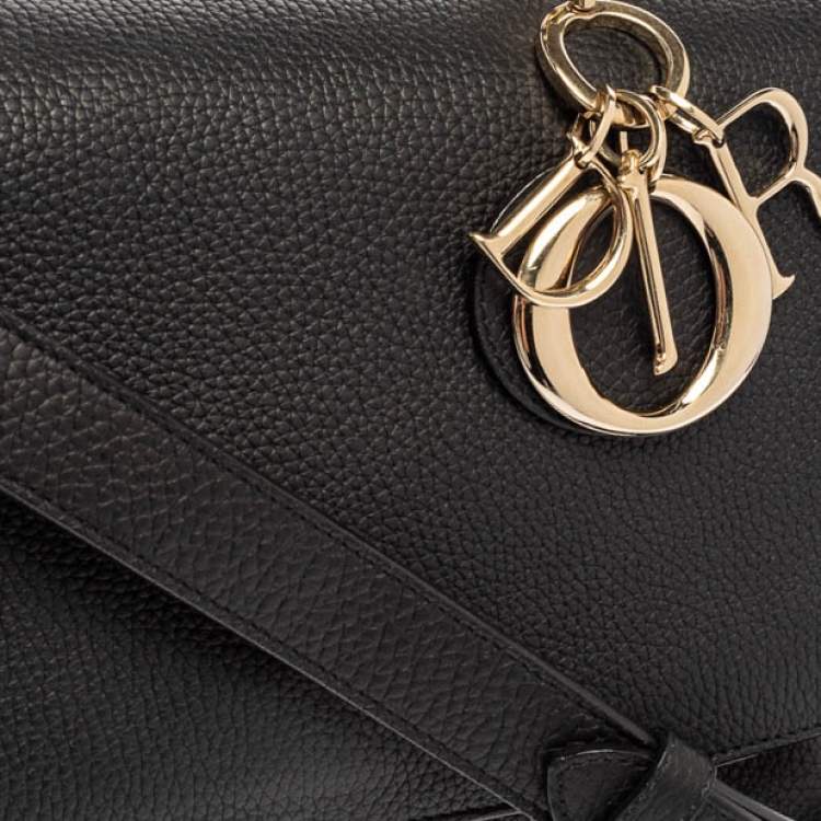 مملوكة مسبقًا Dior Black Leather Medium Be Dior Flap Bag