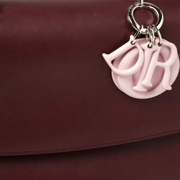 مملوكة مسبقًا Dior Tri Color Leather Small Be Dior Flap Top Handle Bag