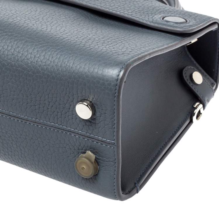 مملوكة مسبقًا Dior Grey Pebbled Leather Mini Diorever Tote
