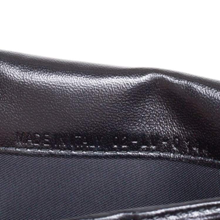 Pre Owned Dior Black Cannage Leather Lady Dior Long Bifold Wallet