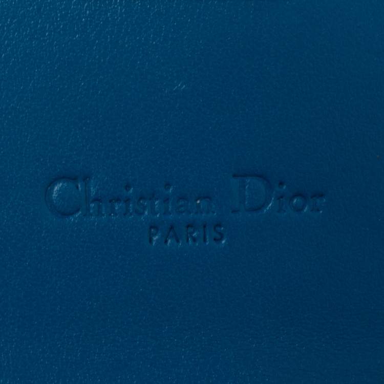 مملوكة مسبقًا Dior Pink Cannage Patent Leather Flap Continental Wallet