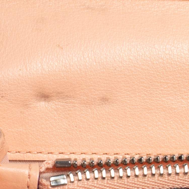 Pre Owned Dior Plum Leather Voyager Bifold Continental Wallet