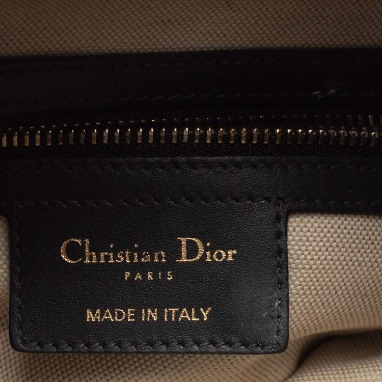 Pre Owned Dior Blue Canvas and Leather Diorissimo Saddle Bag