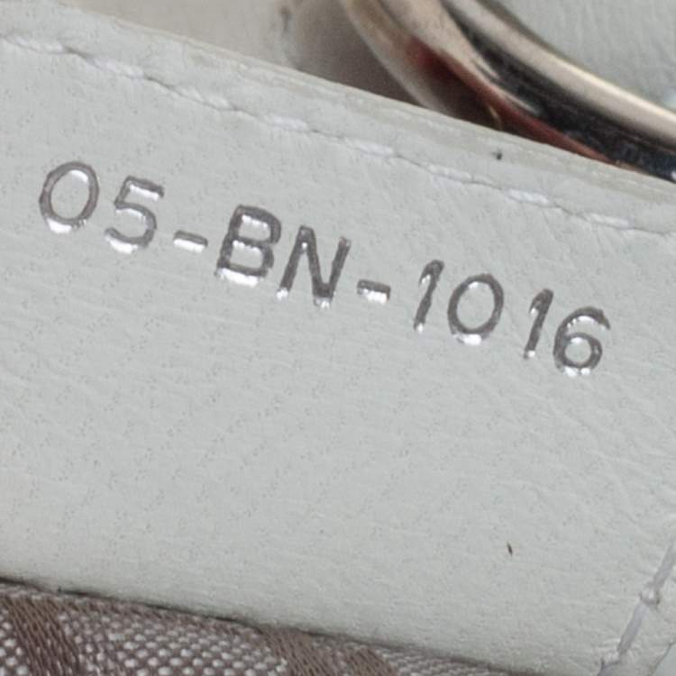 Pre Owned Dior White Cannage Leather Lady Dior Soft Tote