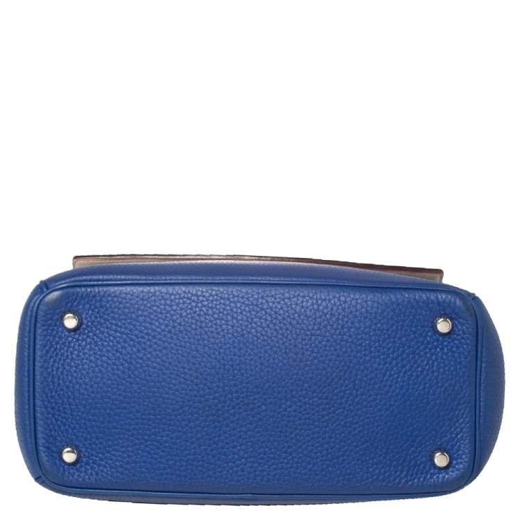 �مملوكة مسبقًا Dior Blue Leather Small Be Dior Flap Top Handle Bag
