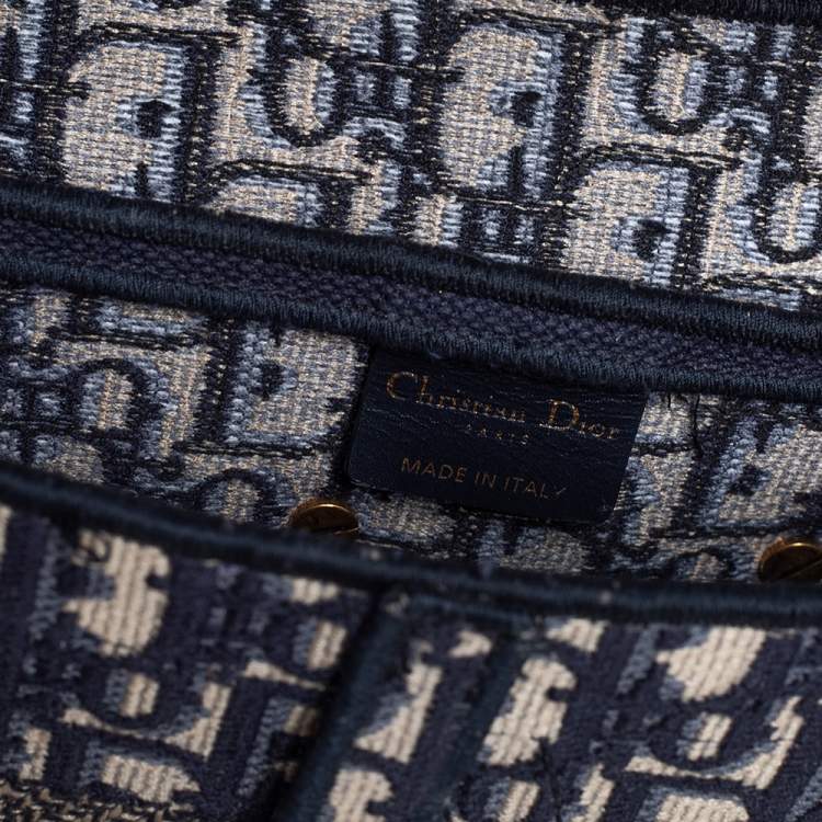 مملوكة مسبقًا Dior Blue Diorissimo Canvas Saddle Shoulder Bag