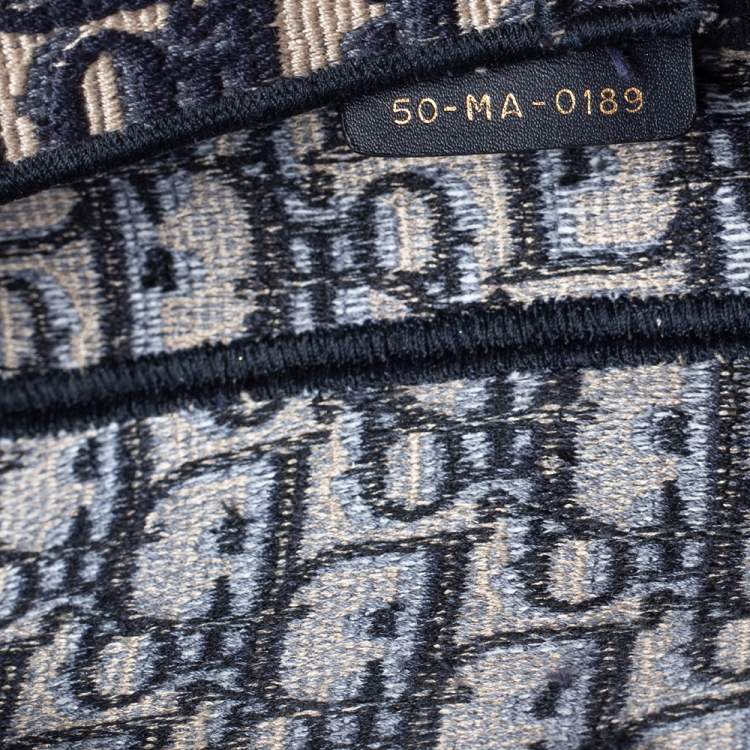 مملوكة مسبقًا Dior Blue Diorissimo Canvas Saddle Shoulder Bag