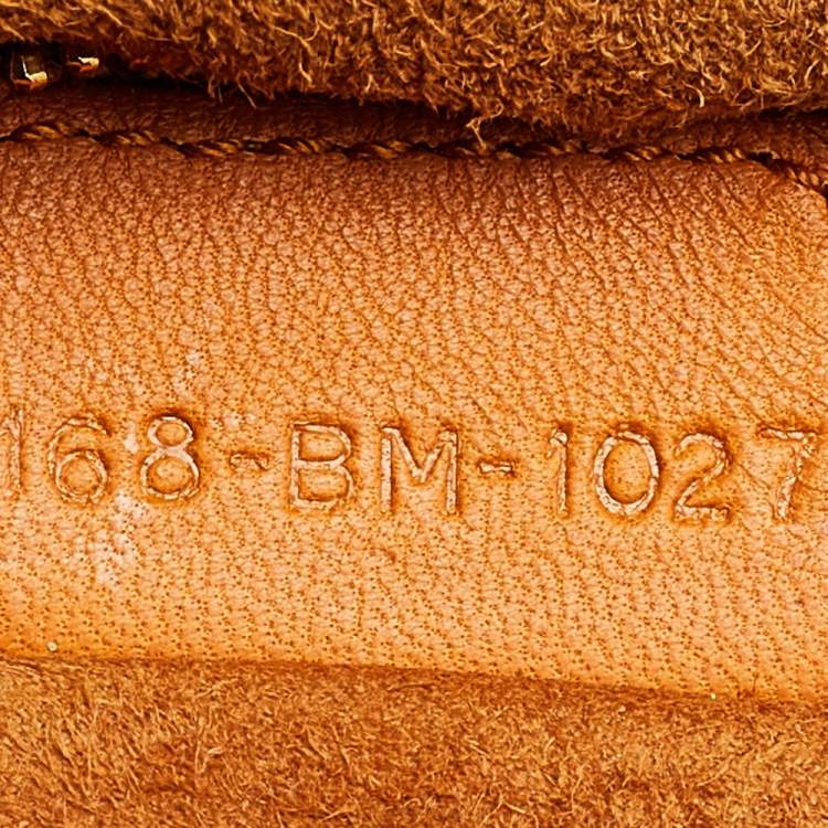 Pre Owned Dior Tan Quilted Cannage Leather Hobo