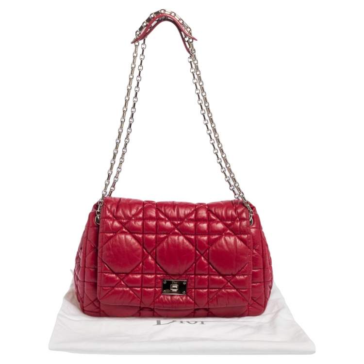 Dior Red Cannage Soft Leather Milly La Forêt Shoulder Bag Dior | The ...