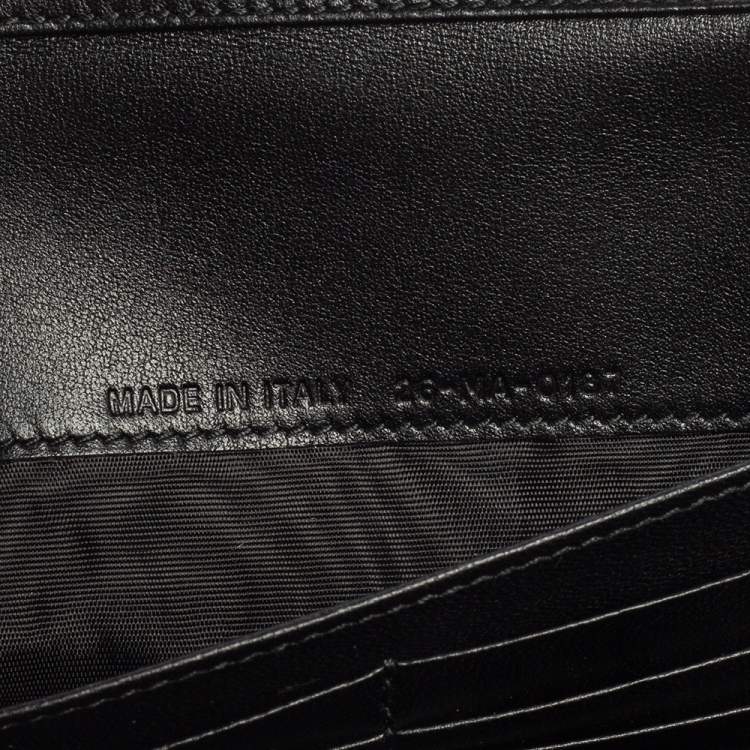 Pre Owned Dior Black Leather J'Adior Croisiere Wallet on Chain