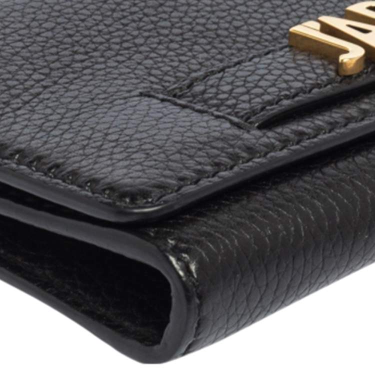 Pre Owned Dior Black Leather J'Adior Croisiere Wallet on Chain