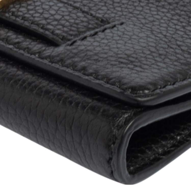 Pre Owned Dior Black Leather J'Adior Croisiere Wallet on Chain